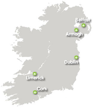 Re3's Locations throughout Ireland . . .